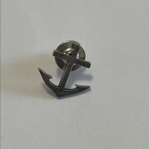 James Avery retired Silver Anchor Lapel Pin for Men